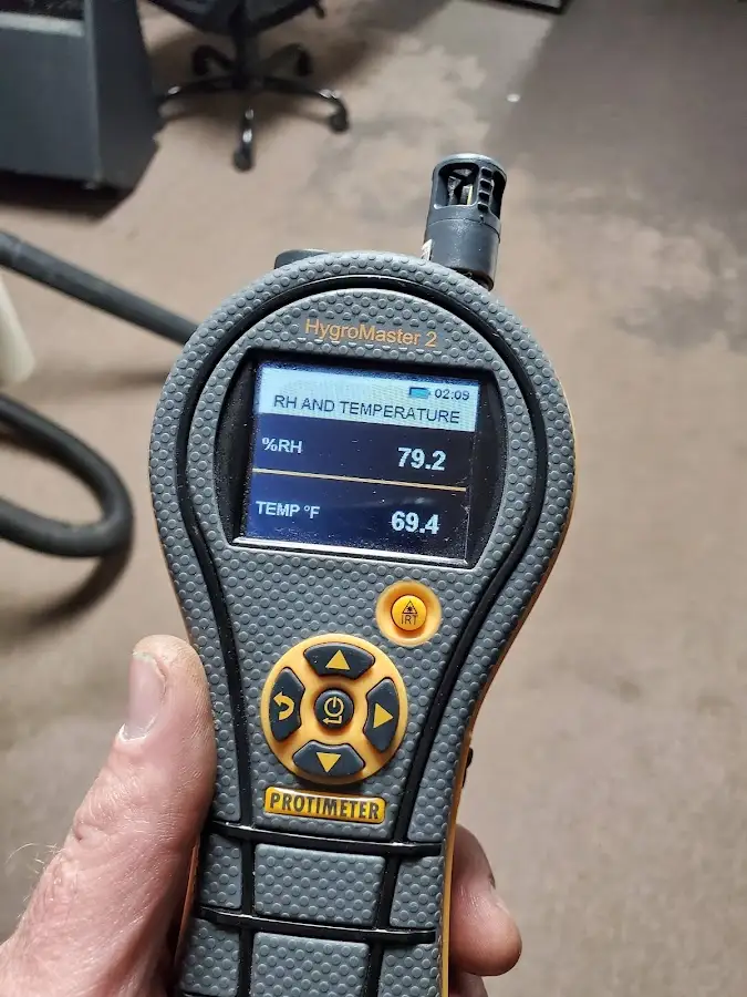 Moisture meter humidity assessment for Fire & Smoke Damage Restoration in Rocklin